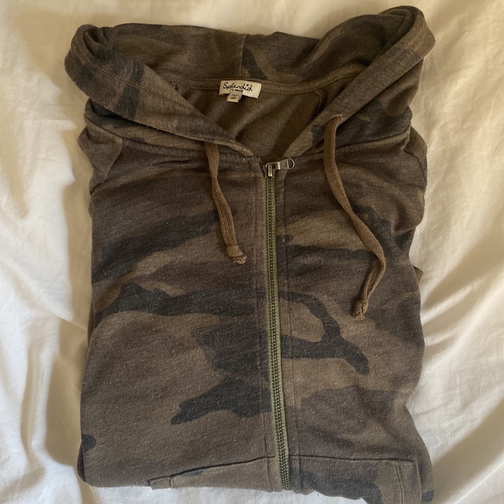 Splendid Camo Hoodie